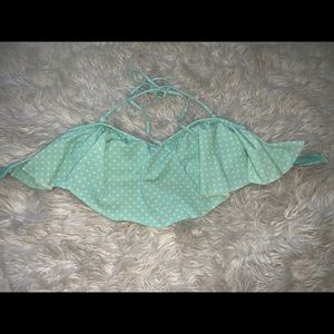 Polka dot bikini top